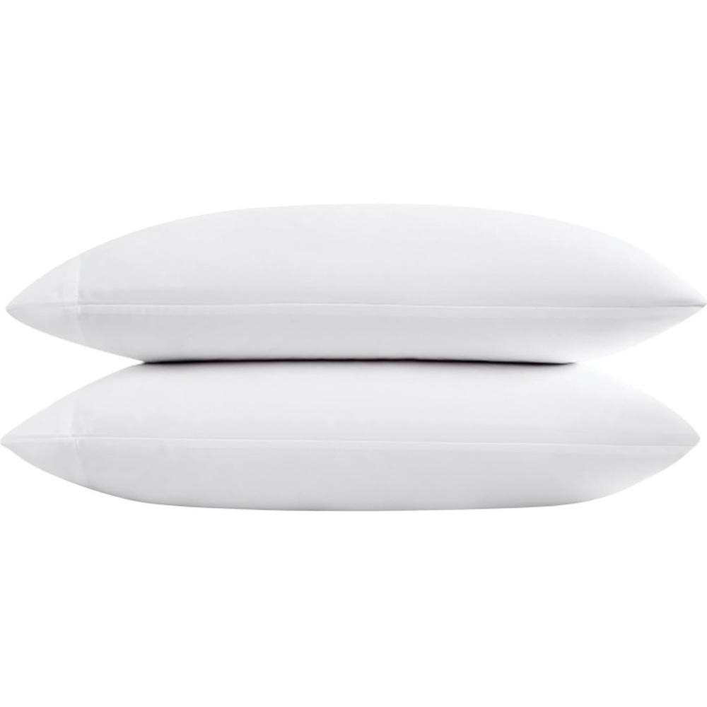 NWT Vera Wang Luxury Sateen Cotton 800 Thread Count White Standard Pillowcases